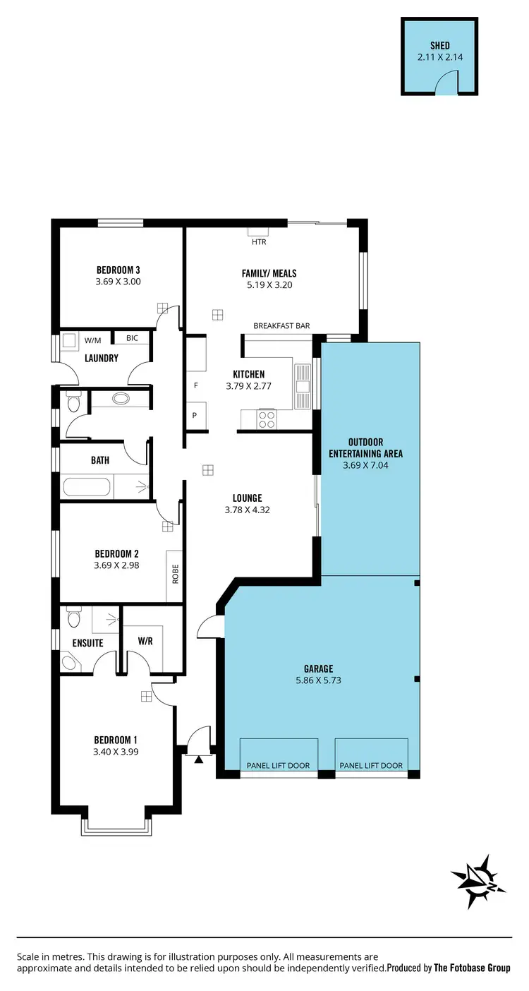 Floorplan of Homely house listing, 6 Grand Boulevard, Seaford Rise SA 5169