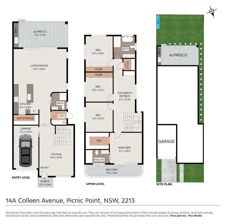 Floorplan of Homely house listing, 14A Colleen Avenue, Picnic Point NSW 2213