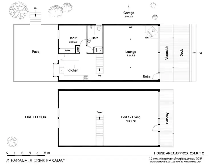 Floorplan of Homely house listing, 71 Faradale Drive, Faraday VIC 3451