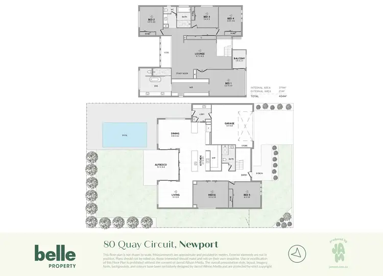 Floorplan of Homely house listing, 80 Quay Circuit, Newport QLD 4020