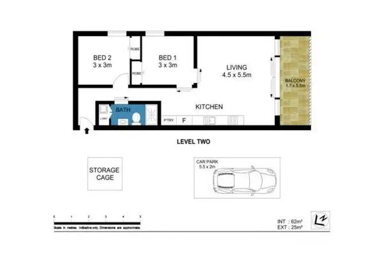 Floorplan of Homely apartment listing, 26/60 Keilor Road, Essendon North VIC 3041