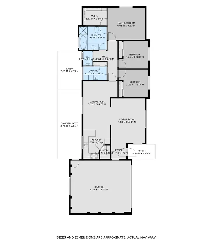 Floorplan of Homely townhouse listing, 1/7 Mimosa Court, Thurgoona NSW 2640