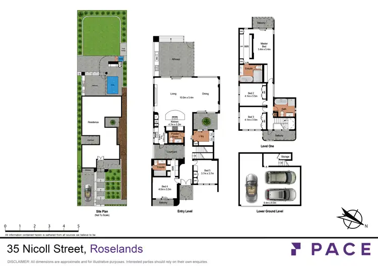 Floorplan of Homely house listing, 35 Nicoll Street, Roselands NSW 2196