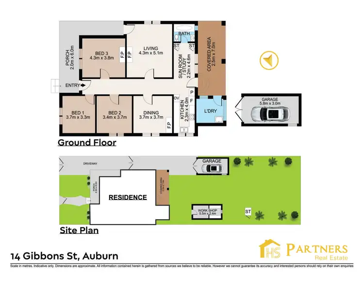 Floorplan of Homely house listing, 12&14 Gibbons Street, Auburn NSW 2144