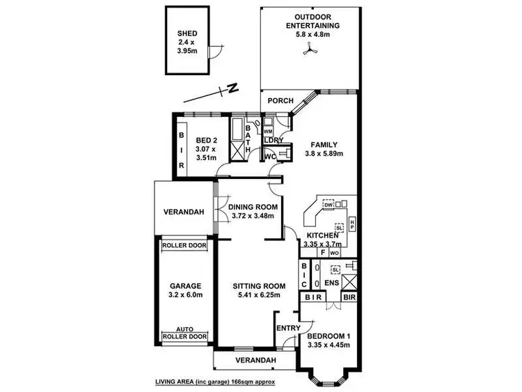 Floorplan of Homely unit listing, 134A Sixth Avenue, Royston Park SA 5070
