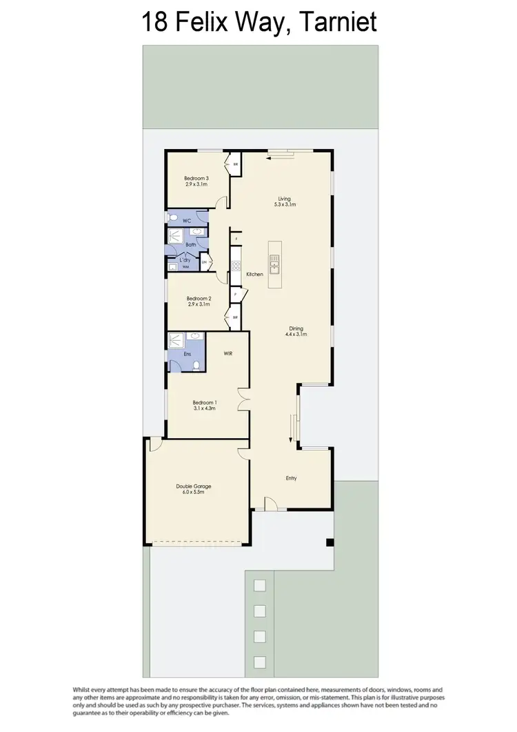 Floorplan of Homely house listing, 18 Felix Way, Tarneit VIC 3029