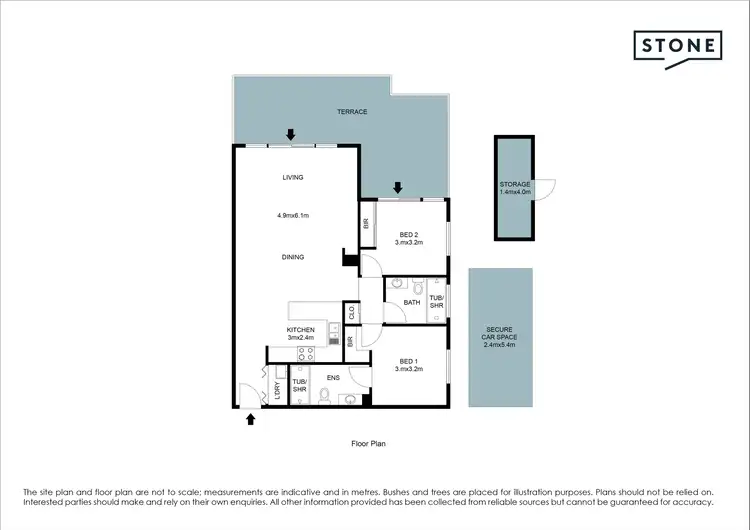 Floorplan of Homely apartment listing, 35/16-18 Bouvardia Street, Asquith NSW 2077