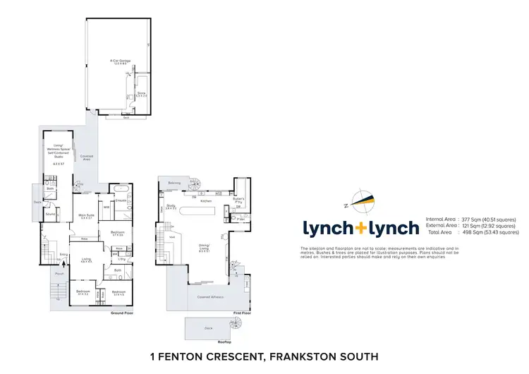Floorplan of Homely house listing, 1 Fenton Crescent, Frankston South VIC 3199