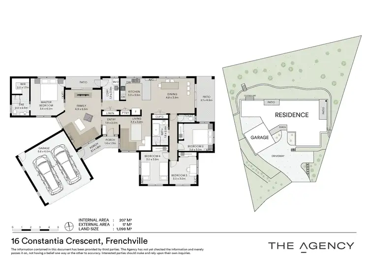 Floorplan of Homely house listing, 16 Constantia Crescent, Frenchville QLD 4701