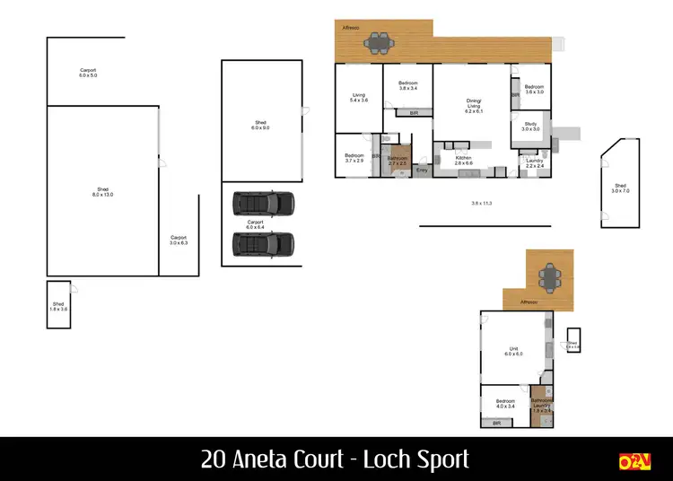 Floorplan of Homely house listing, 20 Aneta Court, Loch Sport VIC 3851