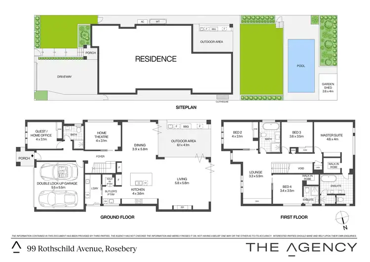 Floorplan of Homely house listing, 99 Rothschild Avenue, Rosebery NSW 2018