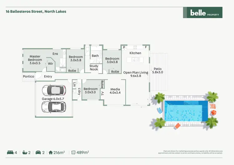 Floorplan of Homely house listing, 16 Ballesteros Street, North Lakes QLD 4509