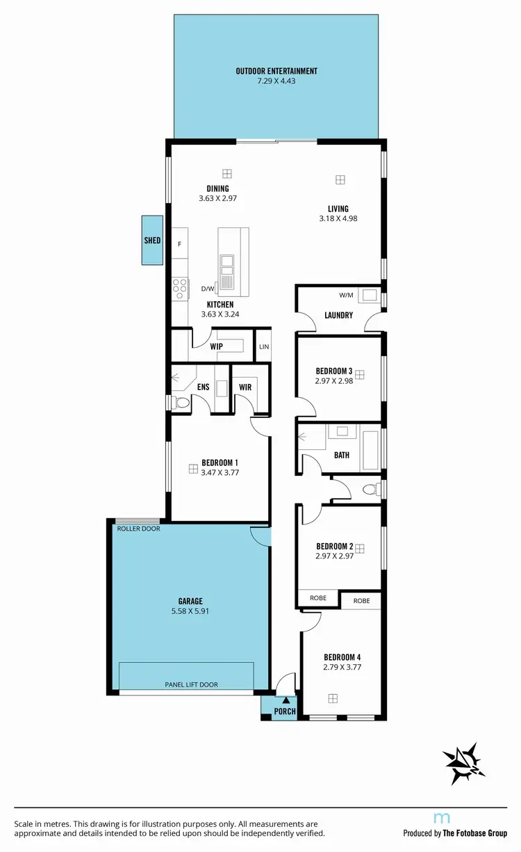 Floorplan of Homely house listing, 7a Breckenridge Drive, Reynella SA 5161
