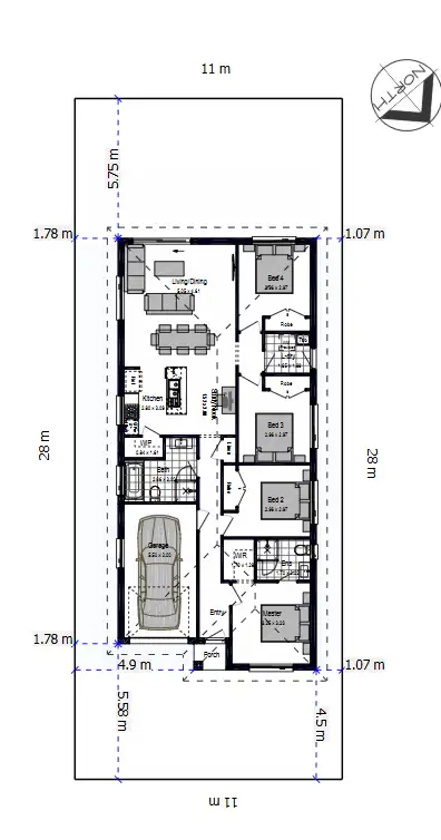 Floorplan of Homely house listing, Address available on request