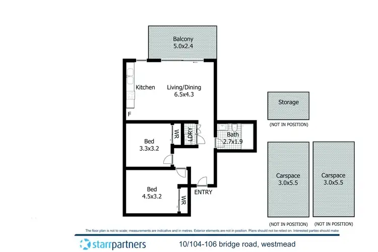 Floorplan of Homely apartment listing, 10/104-106 Bridge Road, Westmead NSW 2145