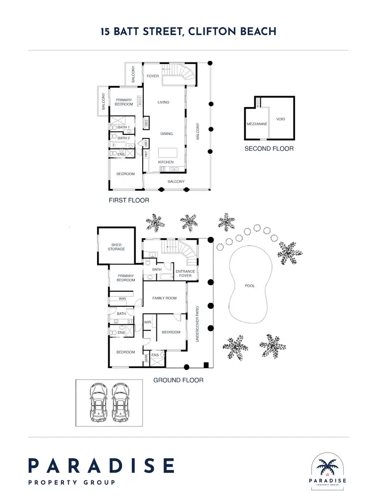 Floorplan of Homely house listing, 15 Batt Street, Clifton Beach QLD 4879