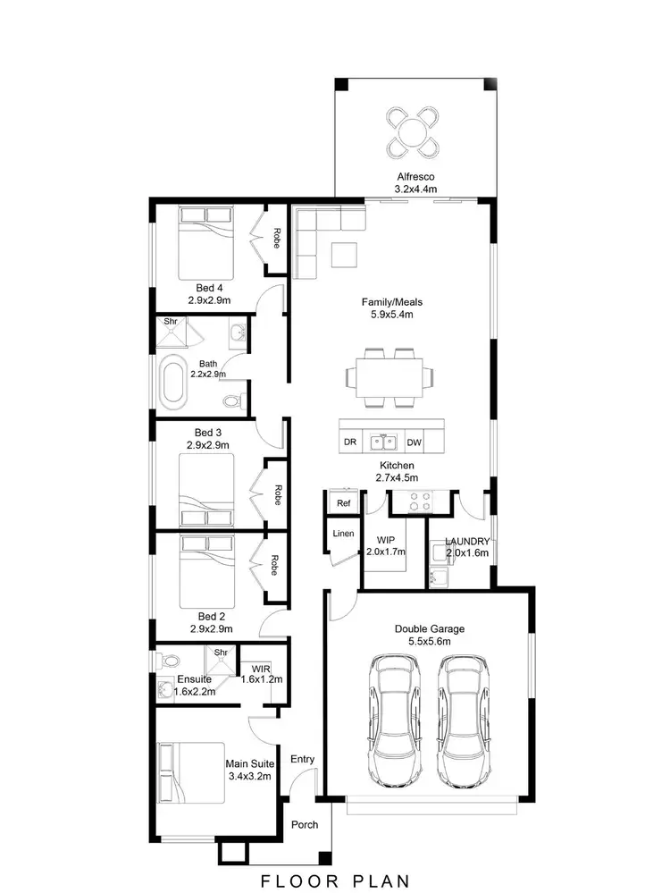 Floorplan of Homely house listing, Address available on request