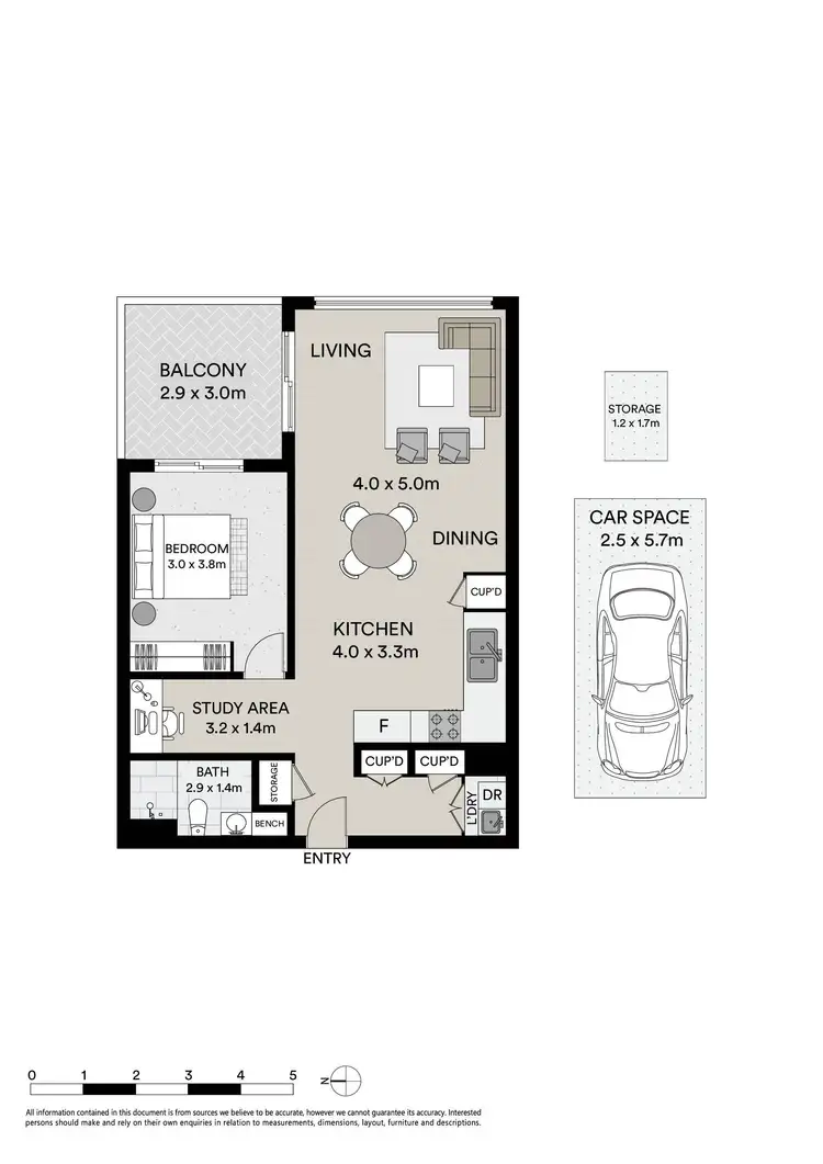 Floorplan of Homely unit listing, 519/38 Kitchener Parade, Bankstown NSW 2200