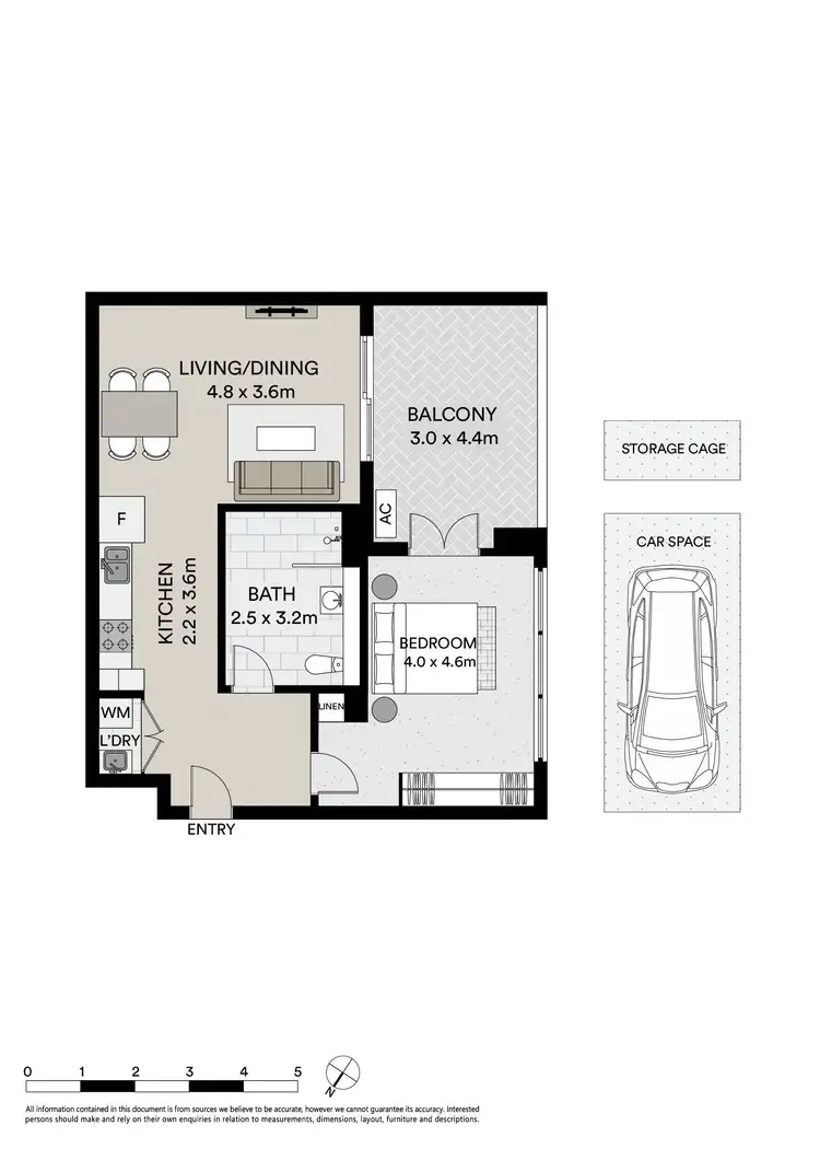 Floorplan of Homely apartment listing, 137/32 Civic Way, Rouse Hill NSW 2155
