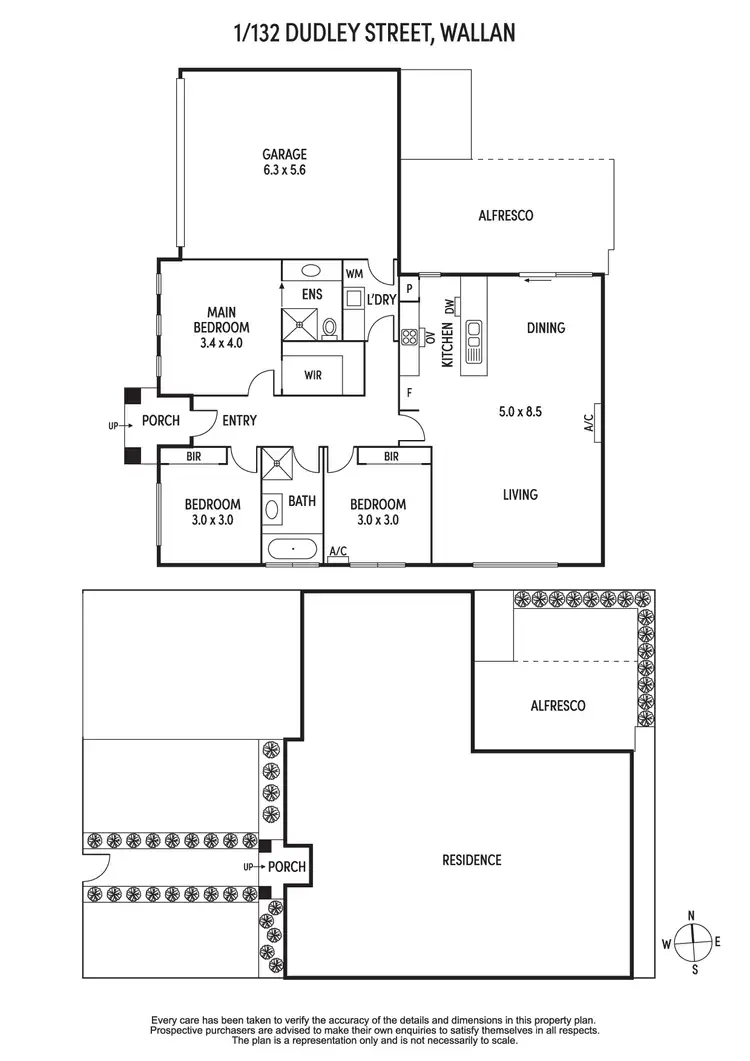 Floorplan of Homely house listing, 1/132 Dudley Street, Wallan VIC 3756
