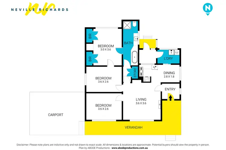 Floorplan of Homely house listing, 198 Newcombe Street, Portarlington VIC 3223