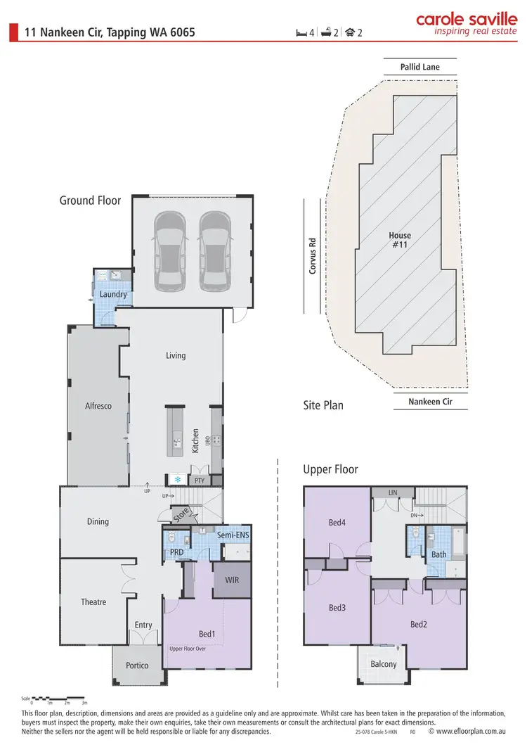 Floorplan of Homely house listing, 11 Nankeen Circle, Tapping WA 6065