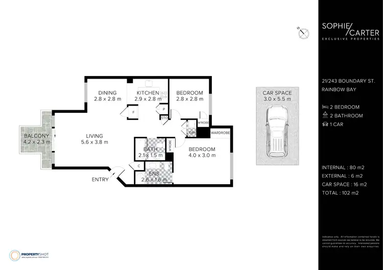 Floorplan of Homely unit listing, 21/243 Boundary Street, Rainbow Bay QLD 4225