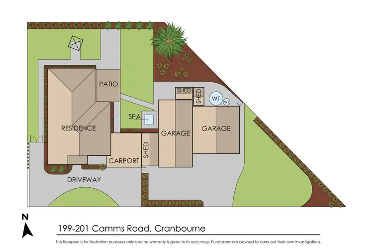Floorplan of Homely house listing, 199-201 Camms Road, Cranbourne VIC 3977