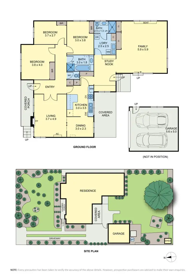 Floorplan of Homely house listing, 41 Ruby Street, Essendon West VIC 3040