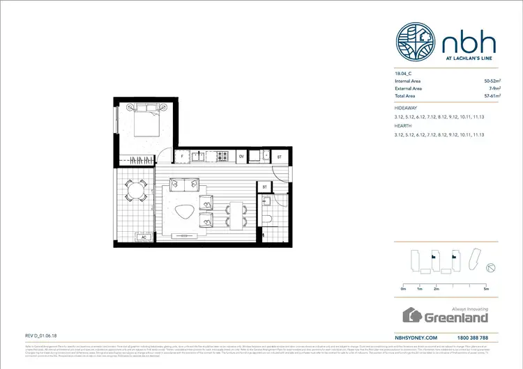 Floorplan of Homely apartment listing, 712/23 Halifax Street, Macquarie Park NSW 2113