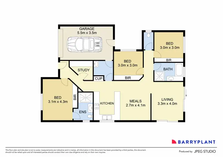 Floorplan of Homely house listing, 29 Mathisen Terrace, Hillside VIC 3037