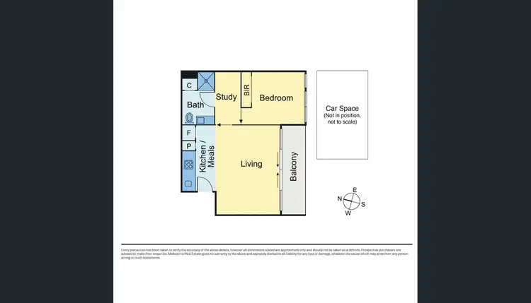Floorplan of Homely apartment listing, 208/74 Queens Road, Melbourne VIC 3004