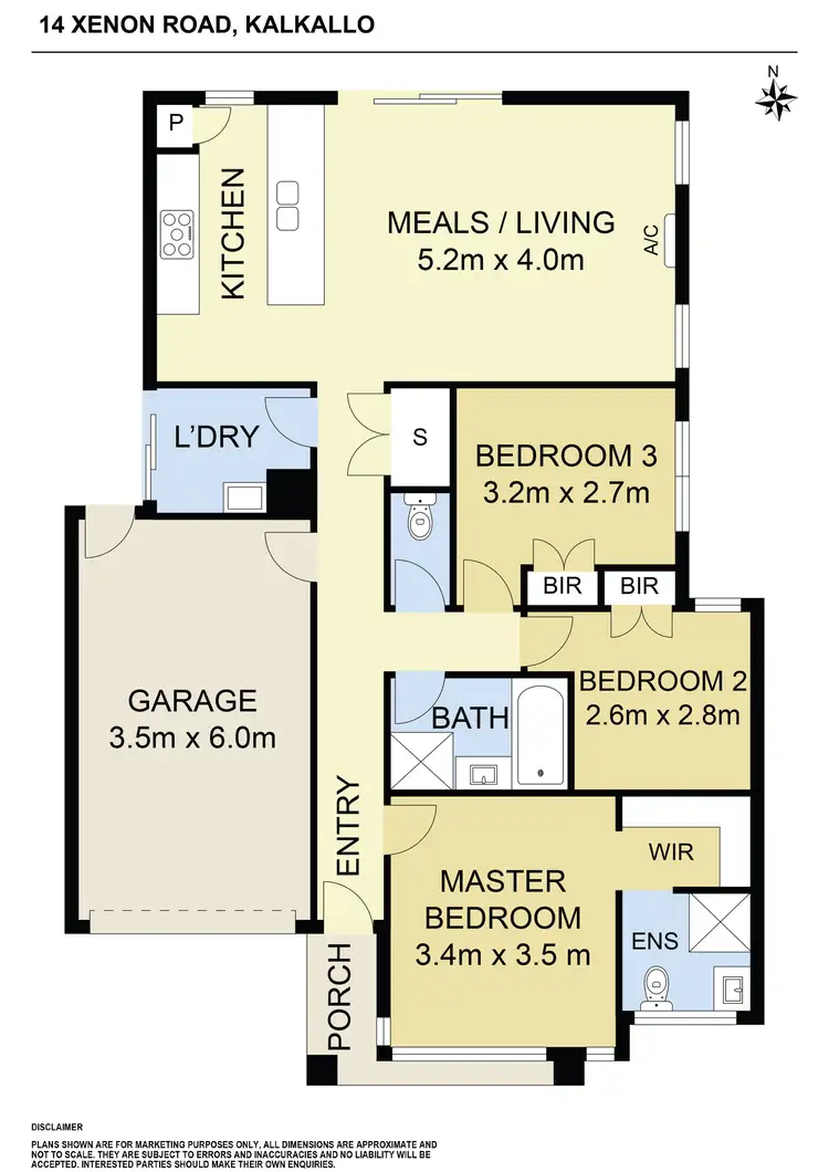 Floorplan of Homely house listing, 14 Xenon Road, Kalkallo VIC 3064