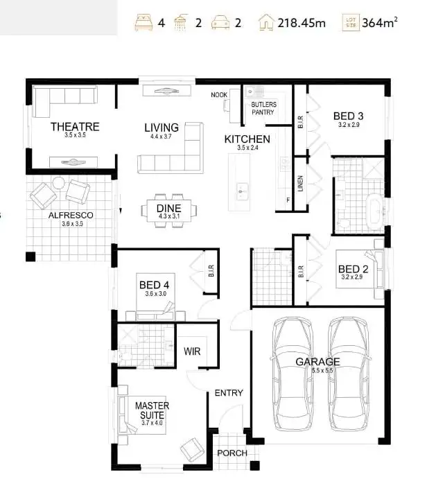 Floorplan of Homely house listing, Address available on request