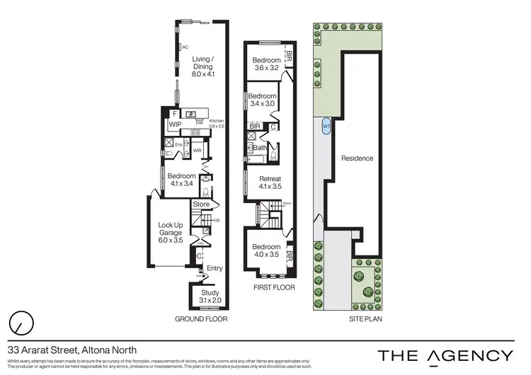Floorplan of Homely townhouse listing, 33 Ararat Street, Altona North VIC 3025