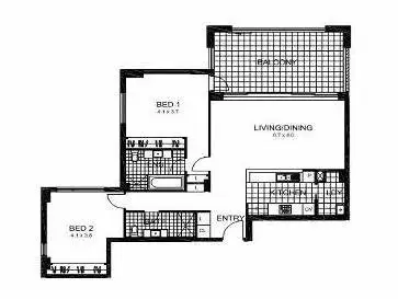 Floorplan of Homely apartment listing, 201/15 Peninsula Drive, Breakfast Point NSW 2137