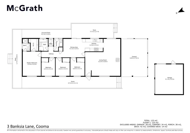 Floorplan of Homely house listing, 3 Banksia Lane, Cooma NSW 2630
