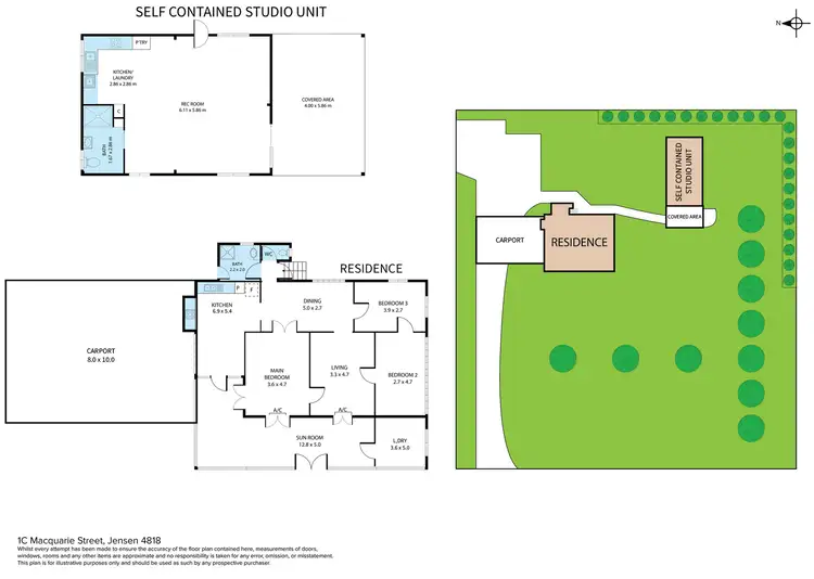 Floorplan of Homely house listing, 1C Macquarie Street, Jensen QLD 4818
