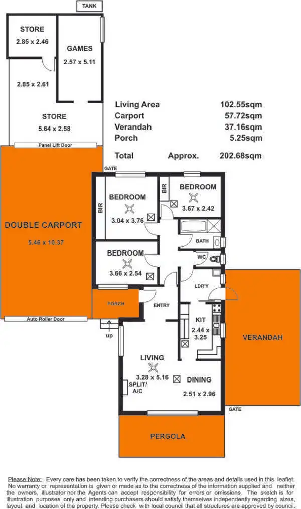 Floorplan of Homely house listing, 16 Mostyn Crescent, Salisbury East SA 5109