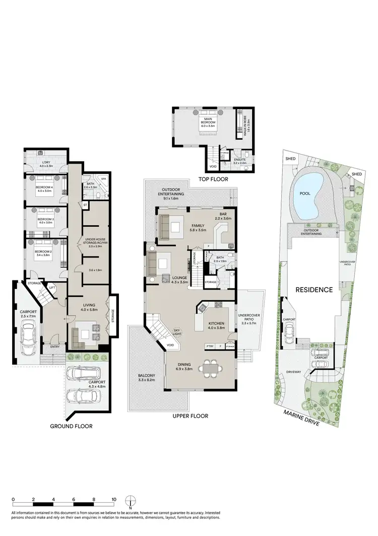 Floorplan of Homely house listing, 1 Marine Drive, Oatley NSW 2223