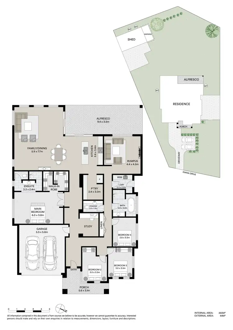 Floorplan of Homely house listing, 11 Diana Drive, Mudgee NSW 2850
