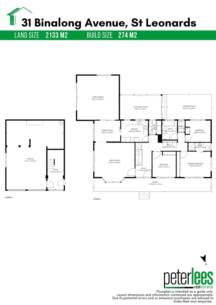Floorplan of Homely house listing, 31 Binalong Avenue, St Leonards TAS 7250
