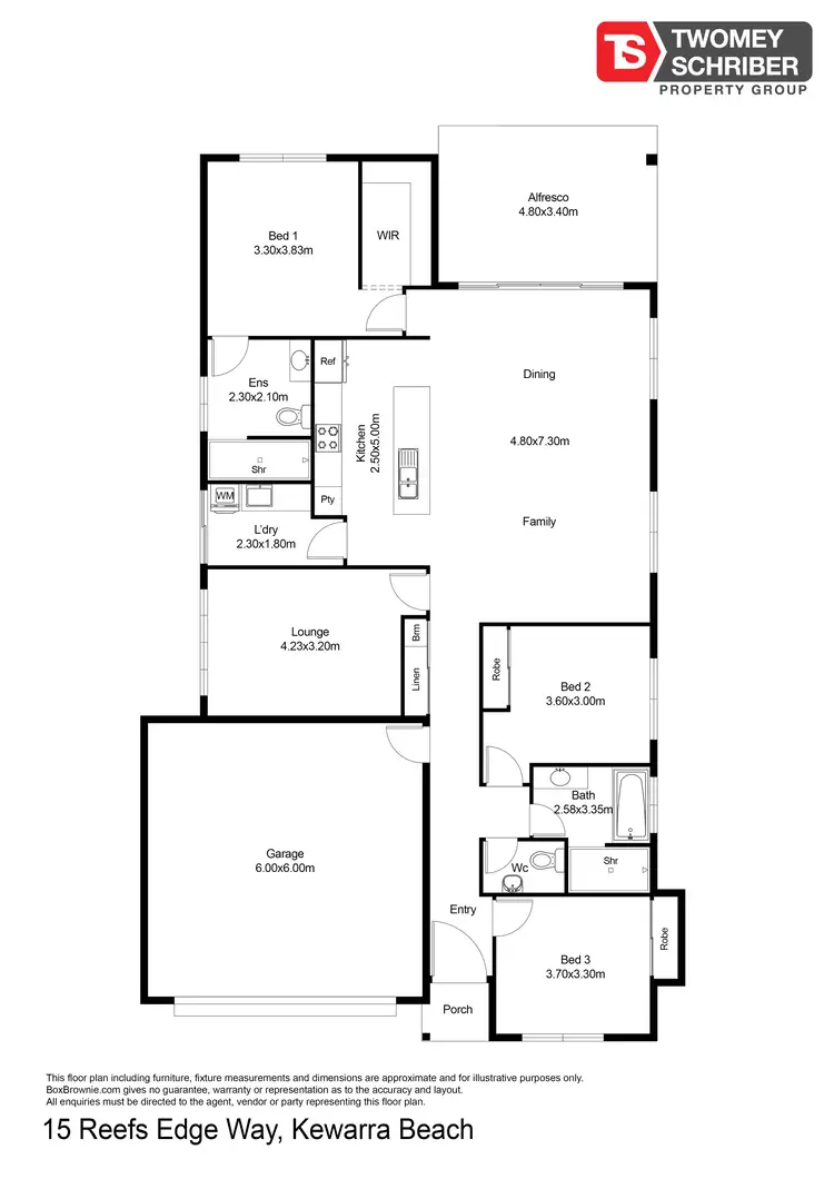Floorplan of Homely house listing, 15 Reefs Edge Way, Kewarra Beach QLD 4879