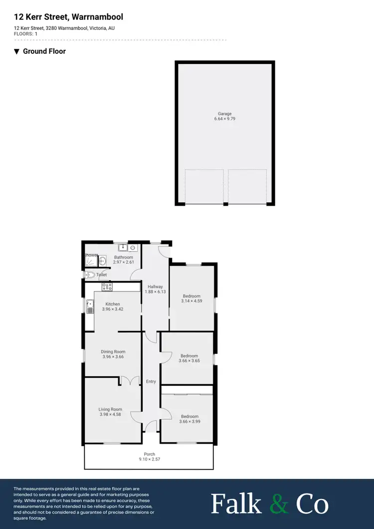Floorplan of Homely house listing, 12 Kerr Street, Warrnambool VIC 3280