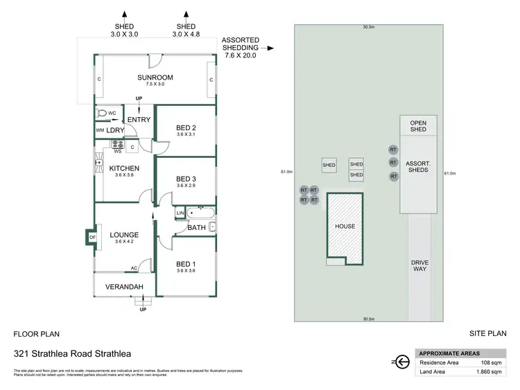 Floorplan of Homely house listing, 321 Strathlea Road, Strathlea VIC 3364