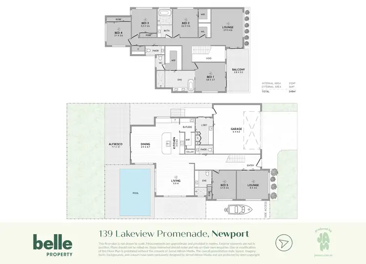 Floorplan of Homely house listing, 139 Lakeview Promenade, Newport QLD 4020