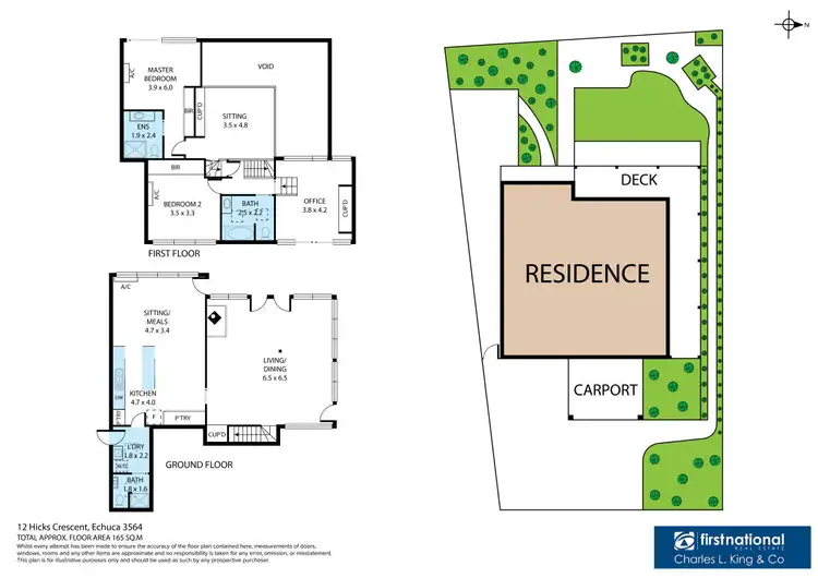 Floorplan of Homely house listing, 12 Hicks Crescent, Echuca VIC 3564