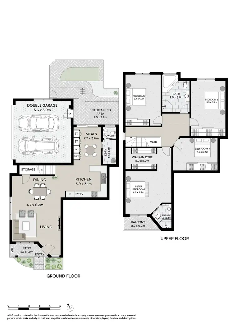 Floorplan of Homely townhouse listing, 3/60 Roberts Avenue, Mortdale NSW 2223
