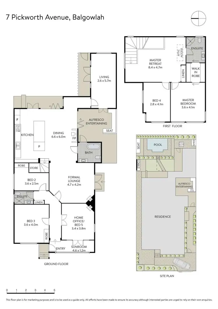 Floorplan of Homely house listing, 7 Pickworth Avenue, Balgowlah NSW 2093