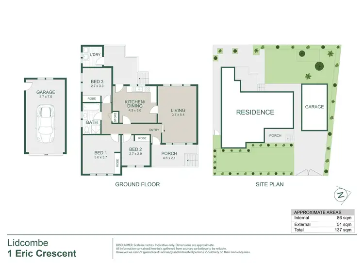 Floorplan of Homely house listing, 1 Eric Crescent, Lidcombe NSW 2141